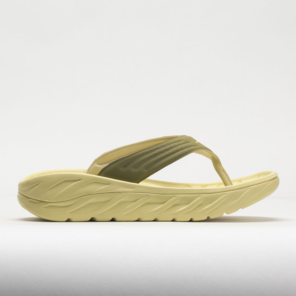 HOKA Ora Recovery Flip Men's  Green Moss/Celery Root