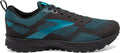 Men's Brooks Revel 5, Black/Ebony/Crystal Teal, 9.5 D Medium