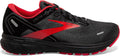 Men's Brooks Ghost 14 GTX, Black/Blackened Pearl/HighRisk, 14 D Medium
