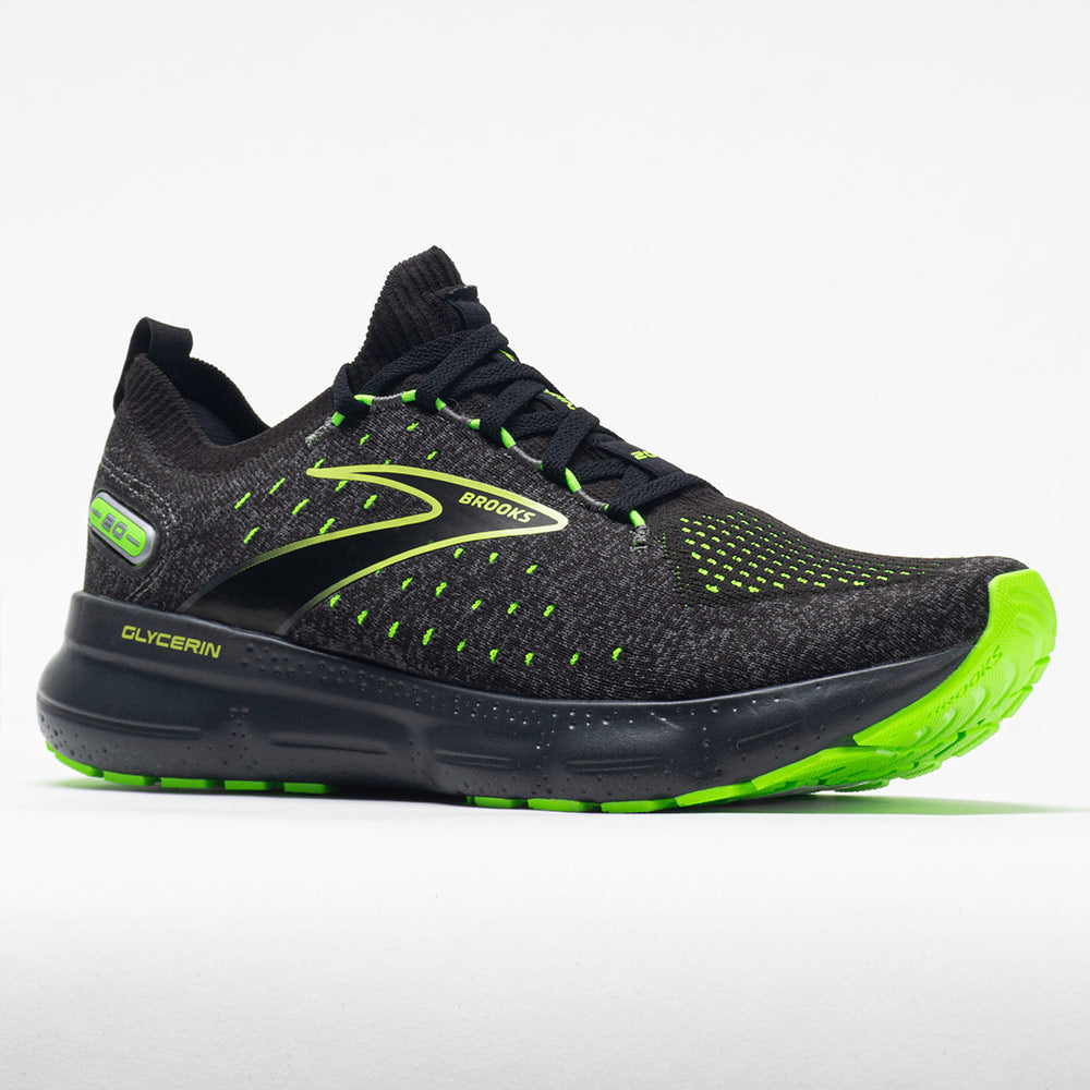 Brooks Glycerin StealthFit 20 Men's  Black/Peral/Green Gecko