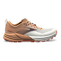 Men's Brooks Cascadia 16, White/Biscuit/Rooibos, 9 D Medium