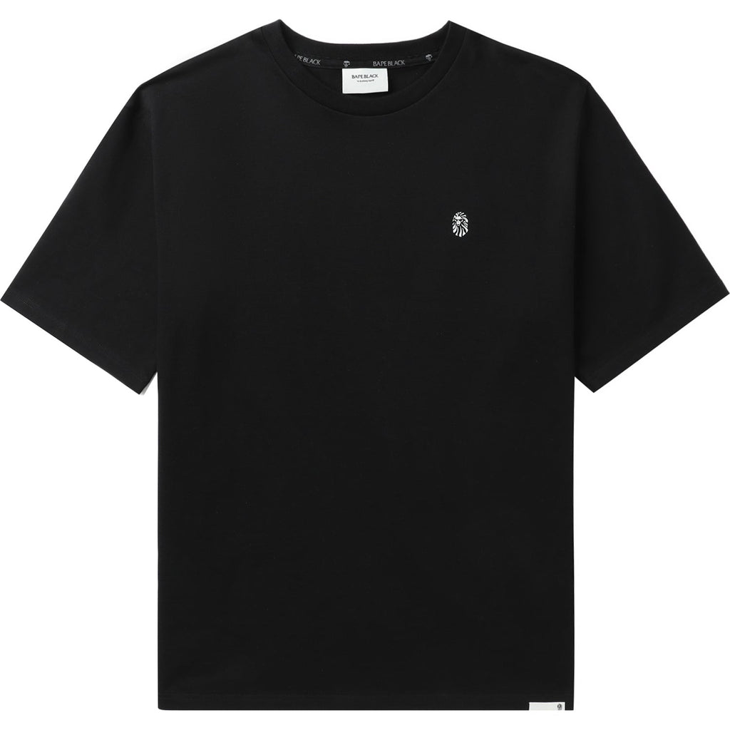 BAPE BLACK EMBROIDERY TEE MENS