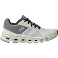 Women's On Cloudrunner 4, Frost/Aloe, 9 B Medium