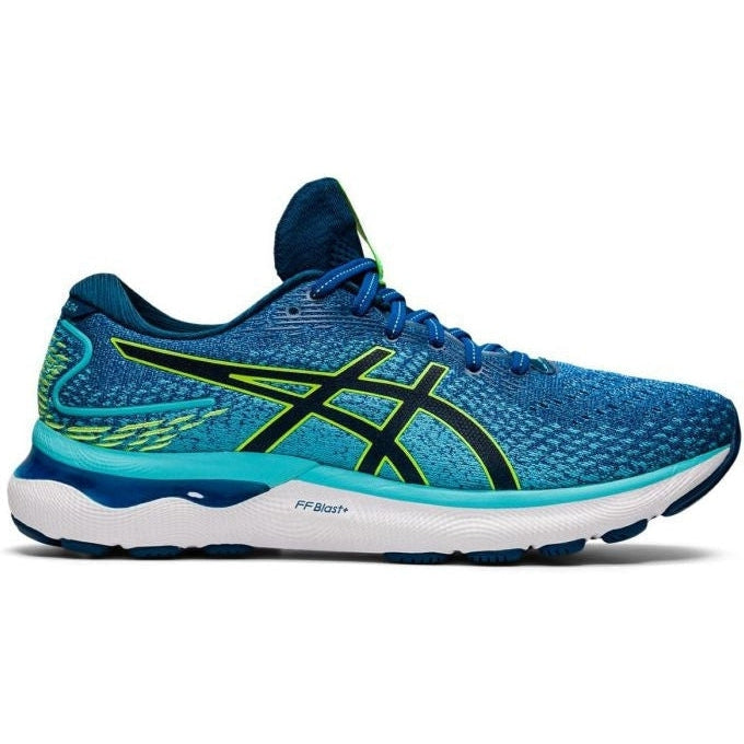 Men's Asics GEL-Nimbus 24, Lake Drive/Hazard Green, 11 D Medium