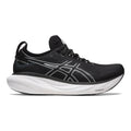 Men's Asics Gel-Nimbus 25, Black/Pure Silver, 11 D Medium