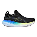 Men's Asics Gel-Nimbus 25, Black/Glow Yellow, 11.5 D Medium