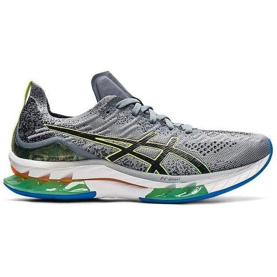 Men's Asics Gel-Kinsei Blast, Rock/Glow Yellow, 10.5 D Medium
