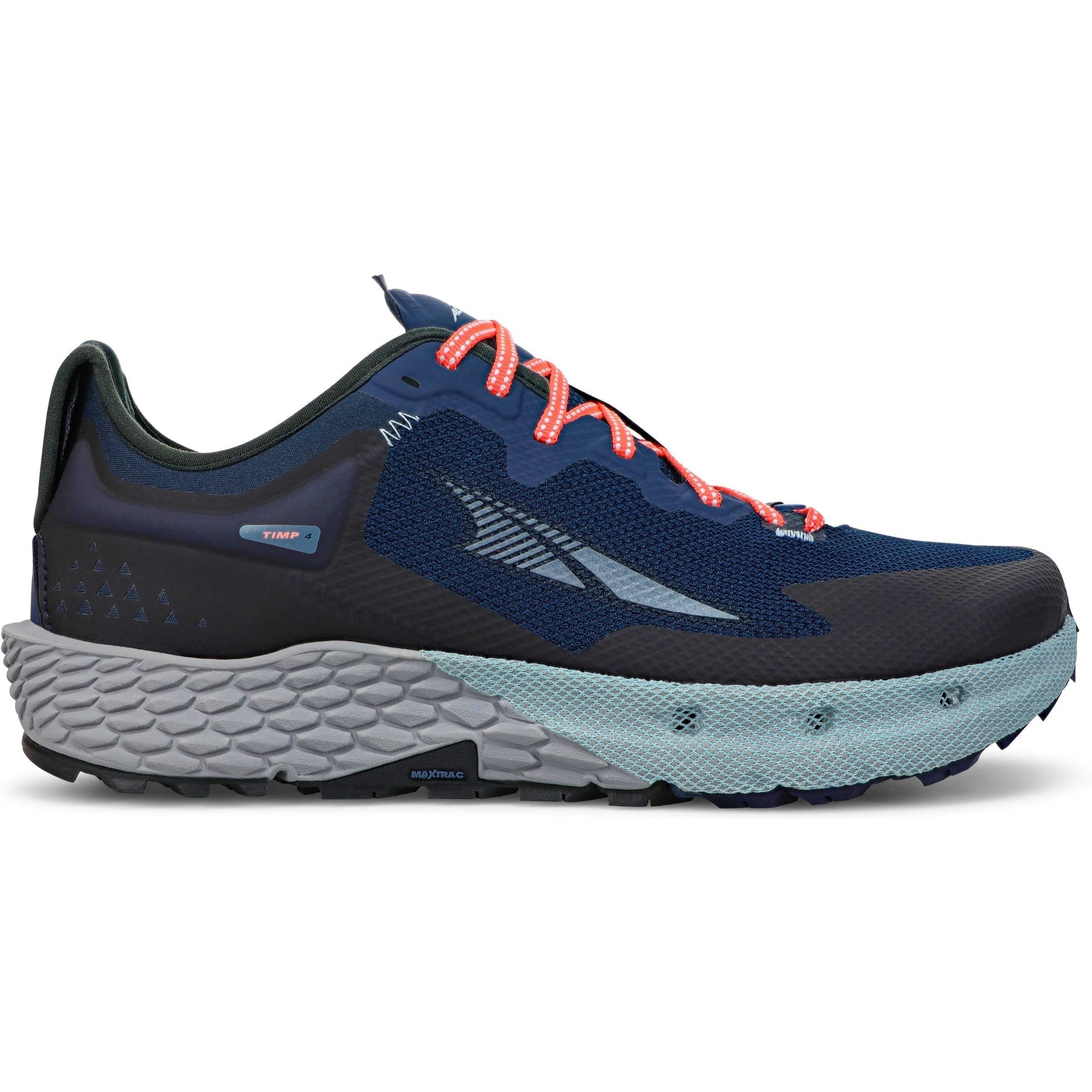 Men's Altra Timp 4, Black/Blue, 12 D Medium