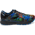 Men's Brooks Adrenaline GTS 22, Black/Blue/Cherry Tomato, 9 D Medium