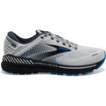 Men's Brooks Adrenaline GTS 22, Oyster/India Ink/Blue, 14 2E Wide