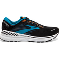 Men's Brooks Adrenaline GTS 22, Black/Blue/Orange, 8.5 D Medium