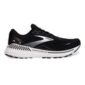 Men's Brooks Adrenaline GTS 23, Black/White/Silver, 12 2E Wide