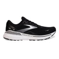 Men's Brooks Adrenaline GTS 23, Black/White/Silver, 14 2E Wide