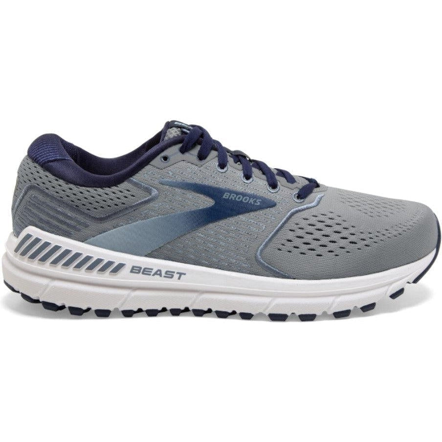 Men's Brooks Beast '20, Blue/Grey/Peacoat, 12.5 2E Wide
