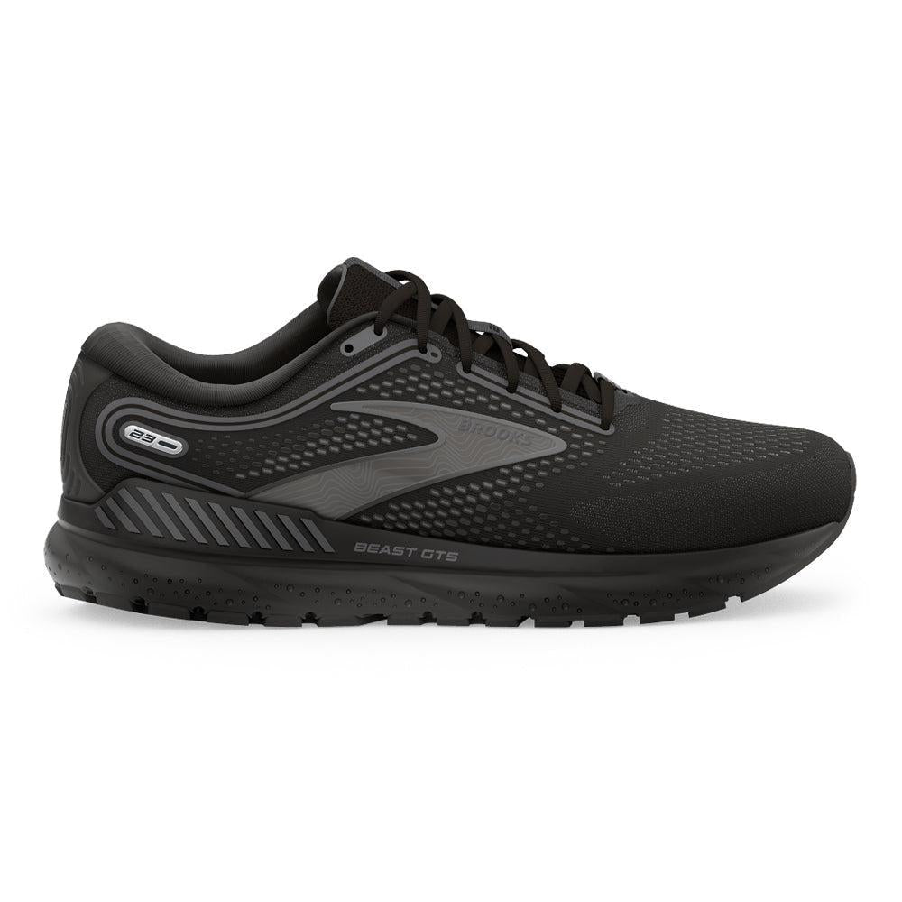 Men's Brooks Beast GTS 23, Black/Gunmetal, 15 2E Wide