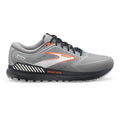 Men's Brooks Beast GTS 23, Grey/Scarlet/Ebony, 10 2E Wide