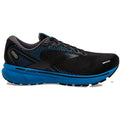 Men's Brooks Ghost 14, Black/Blackened Pearl/Blue, 11.5 2E Wide