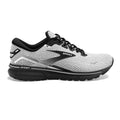 Men's Brooks Ghost 15, White/Black, 9.5 D Medium