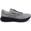Men's Brooks Glycerin 19, Grey/Alloy/Peacoat, 10 D Medium