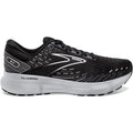 Men's Brooks Glycerin 20, Black/White/Alloy, 10 2E Wide