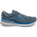 Men's Brooks Glycerin GTS 19, Quarry/Grey/Dark Blue, 9.5 2E Wide