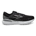 Men's Brooks Glycerin GTS 20, Black/White/Alloy, 10.5 2E Wide