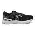 Men's Brooks Glycerin GTS 20, Black/White/Alloy, 8.5 D Medium