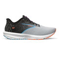 Men's Brooks Launch 10, Black/Grey/Orange Clown Fish, 9 D Medium