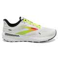 Men's Brooks Launch 9, White/Pink/Nightlife, 9 D Medium