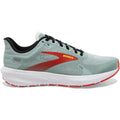Men's Brooks Launch 9, Blue Surf/Black/Cherry Tomato, 9 D Medium