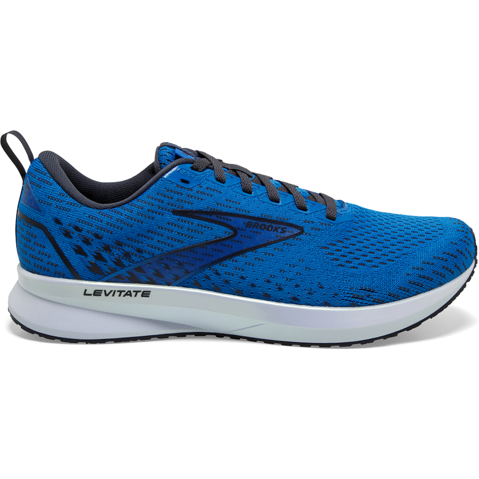Men's Brooks Levitate 5, Blue/India Ink/White, 9 D Medium