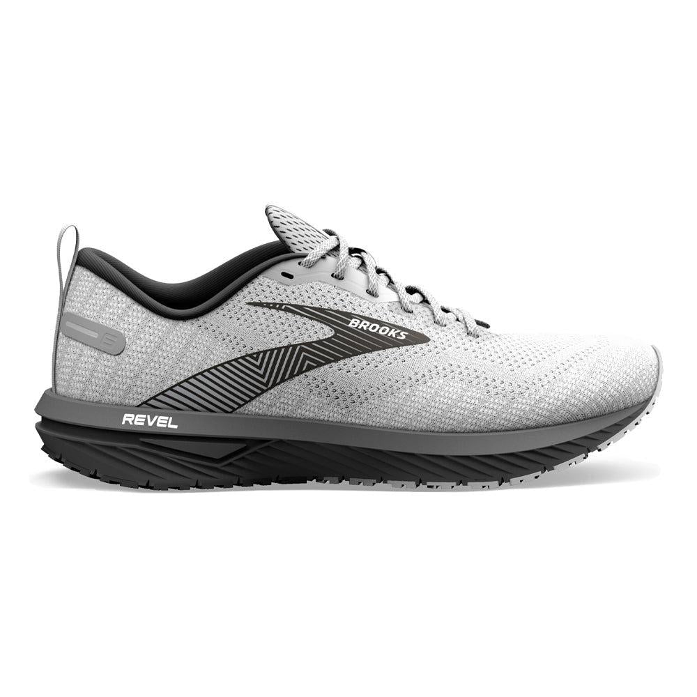 Men's Brooks Revel 6, Alloy/Primer Grey/Oyster, 12.5 D Medium