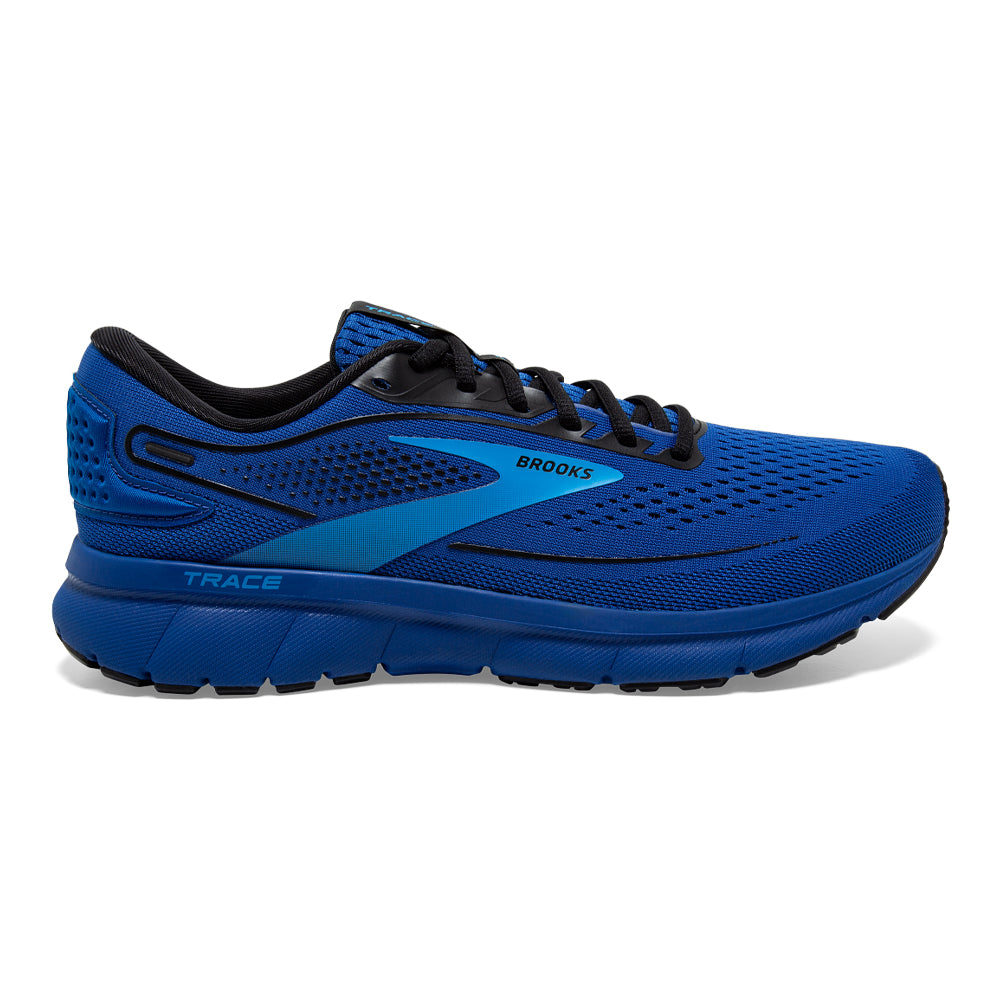 Men's Brooks Trace 2, Blue/Malibu Blue/Black, 9 D Medium