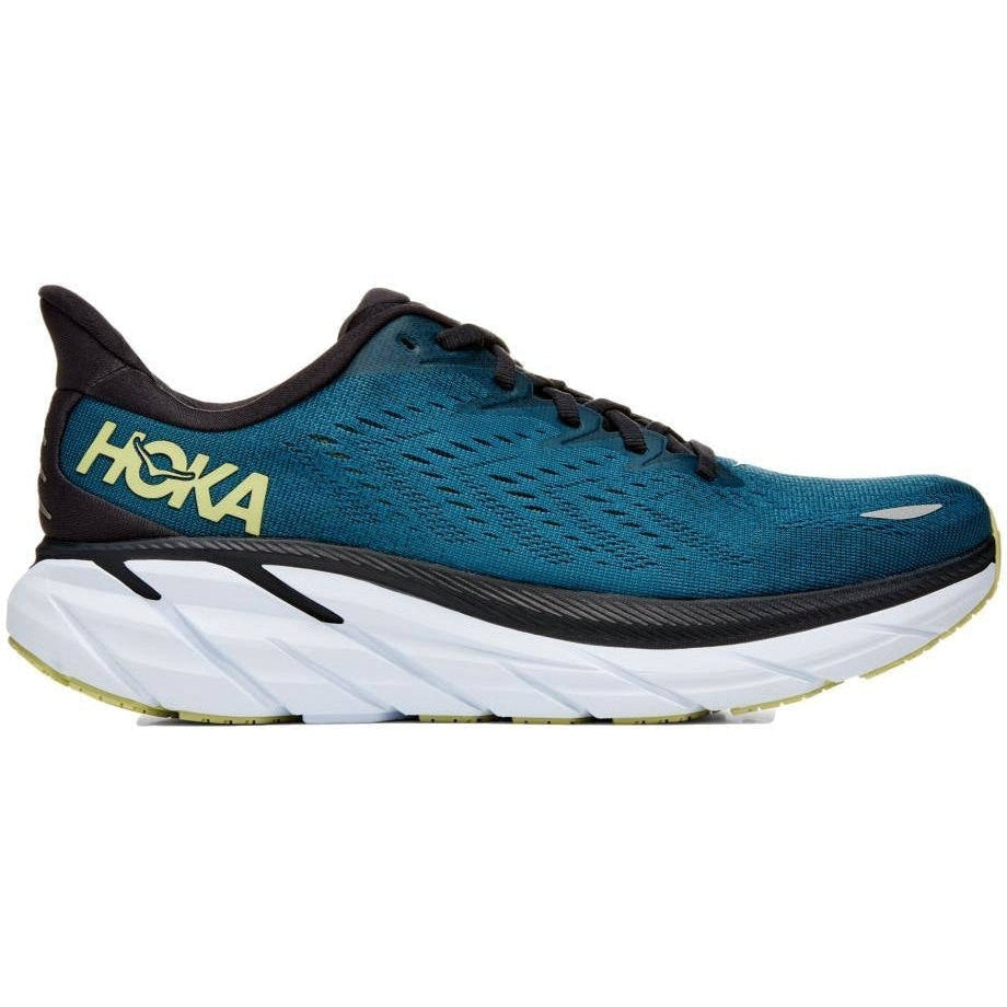 Men's Hoka One One Clifton 8, Blue Coral/Butterfly, 13 D Medium