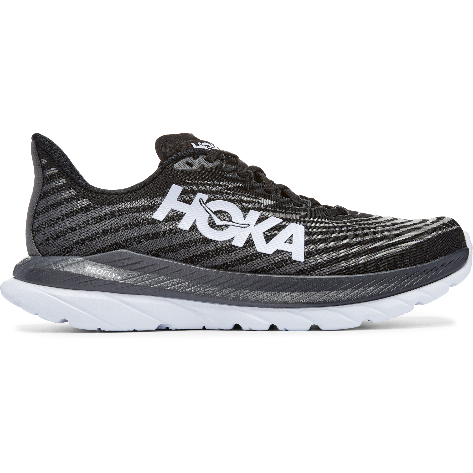Men's Hoka One One Mach 5, Black/Castlerock, 10.5 D Medium