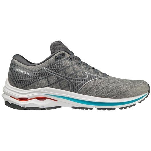 Men's Mizuno Wave Inspire 18, Ultimate Grey/Silver, 10.5 D Medium
