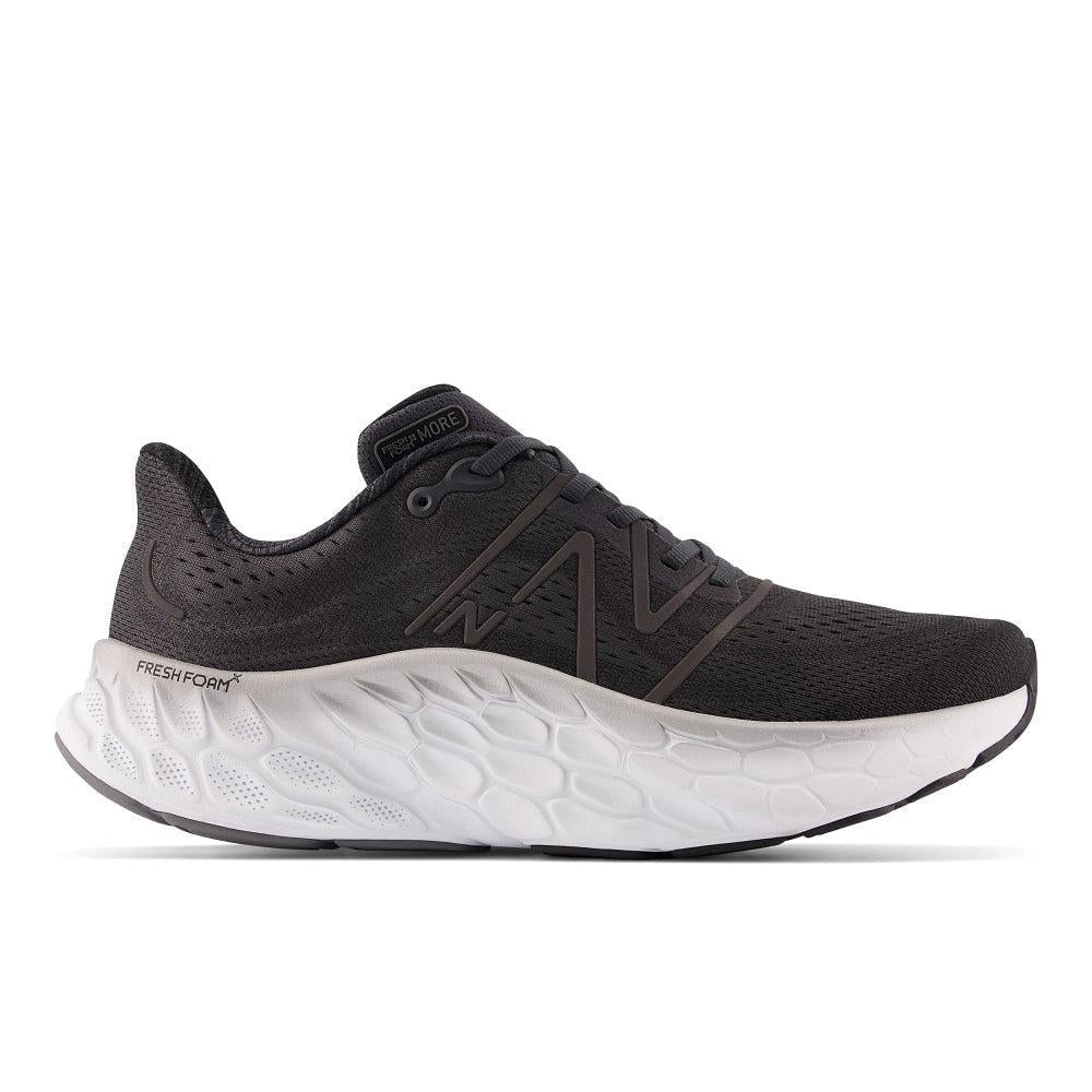 Men's New Balance Fresh Foam X More v4, Black, 11 D Medium