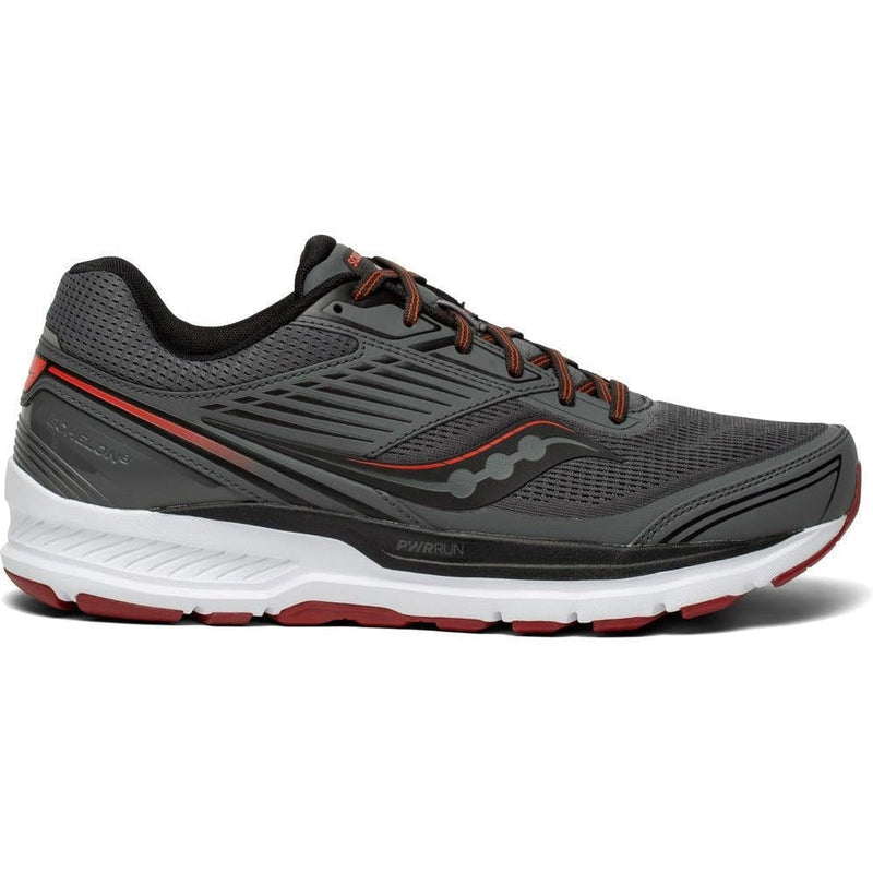 Men's Saucony Echelon 8, Shadow/Mulberry, 11.5 2E Wide