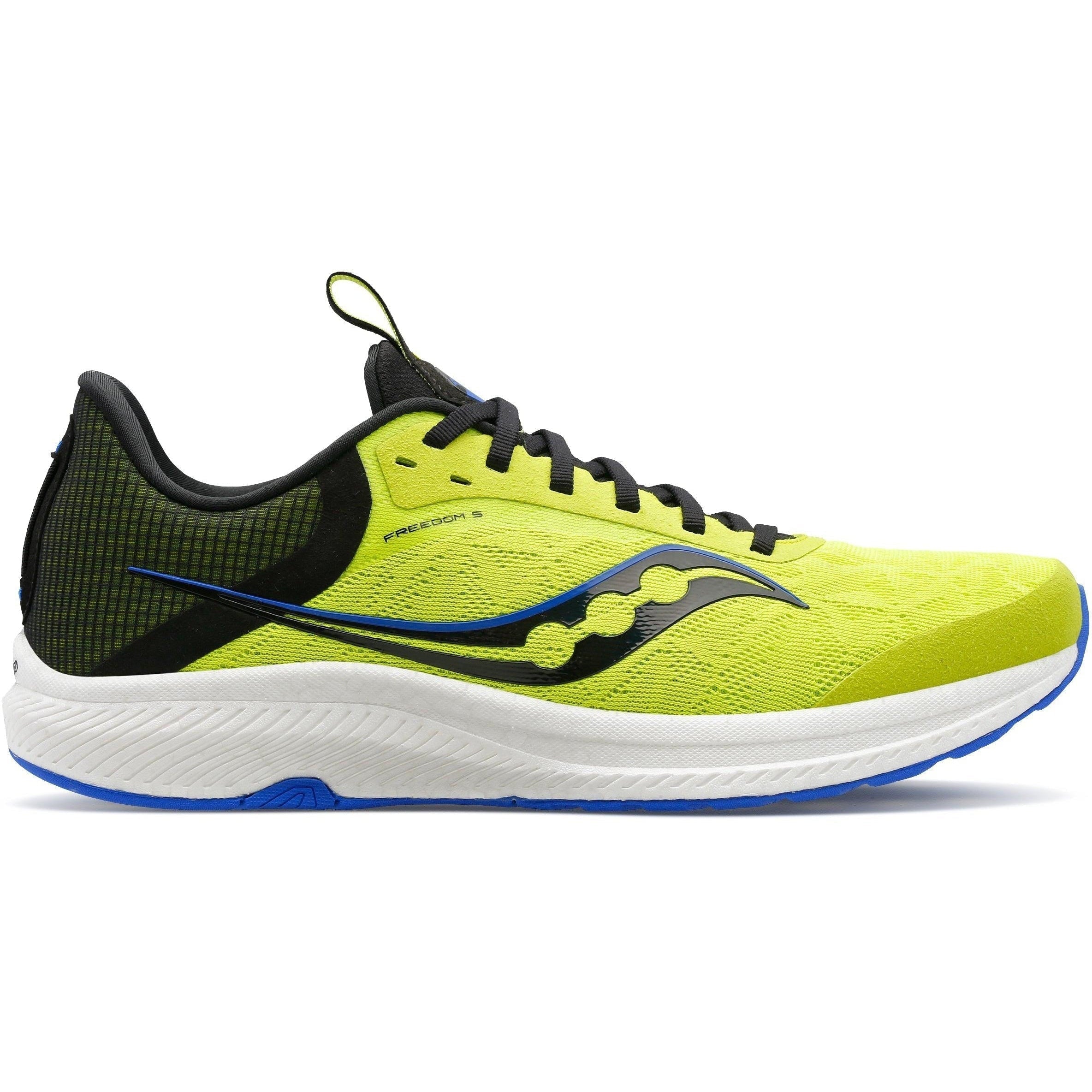 Men's Saucony Freedom 5, ACID/BLUE RAZ, 10 D Medium