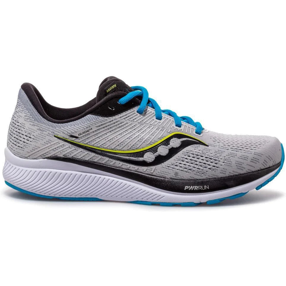 Men's Saucony Guide 14, Alloy/Cobalt, 12.5 2E Wide