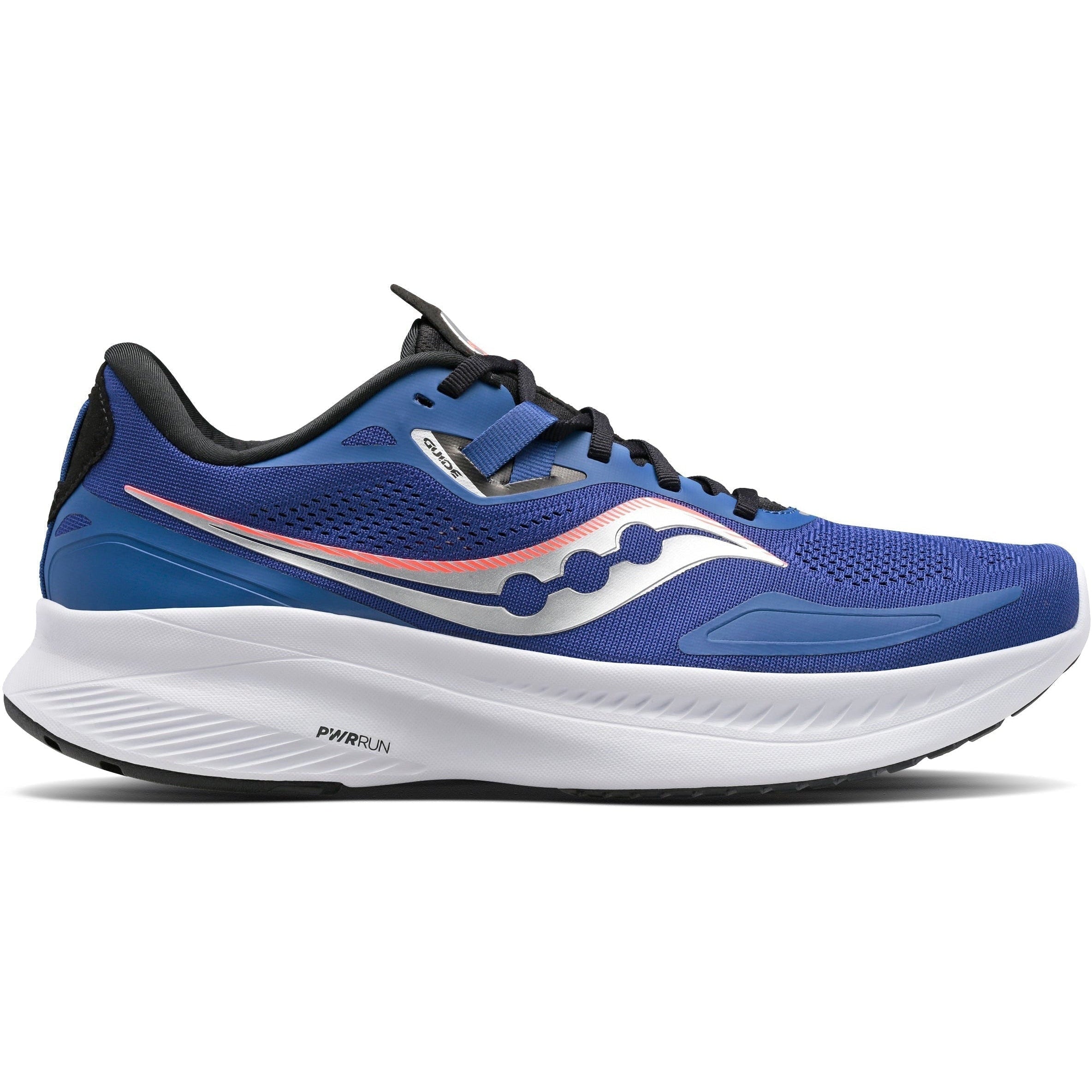 Men's Saucony Guide 15, Sapphire/Black, 12 2E Wide