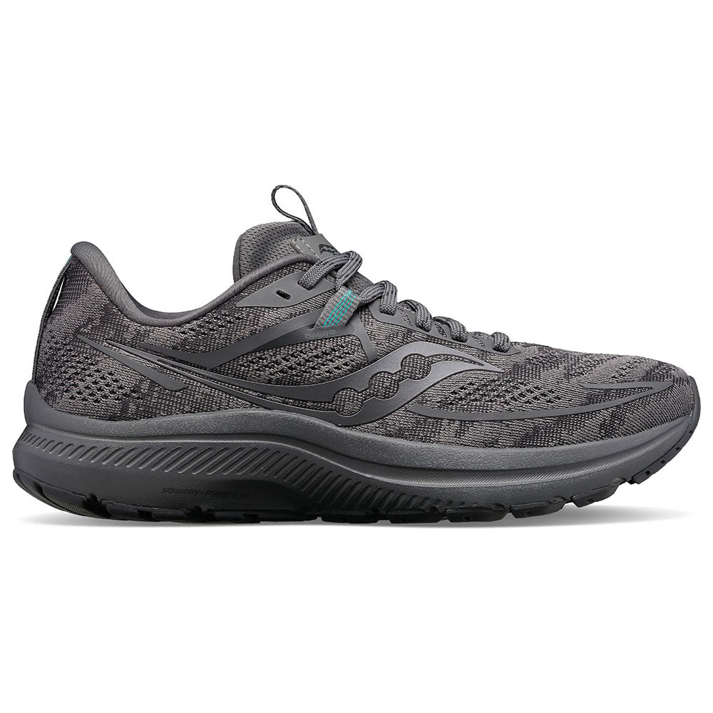 Men's Saucony Omni 21, Asphalt, 8 2E Wide