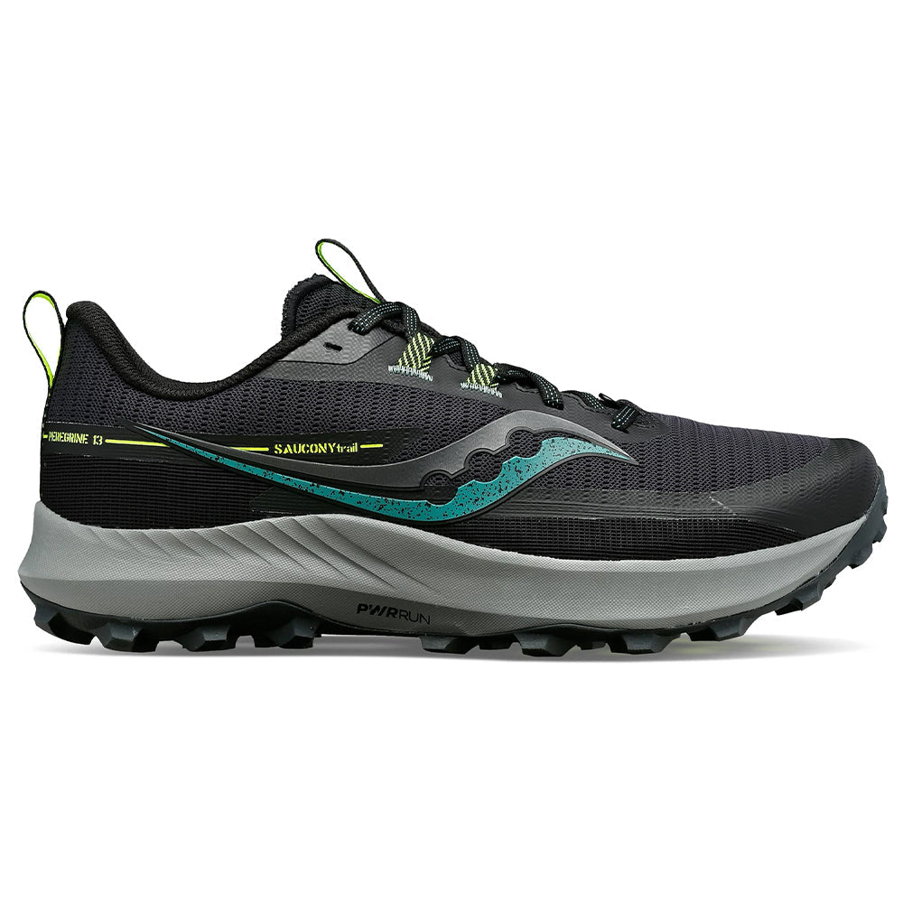 Men's Saucony Peregrine 13, Wood/Fossil, 13 D Medium