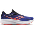 Men's Saucony Ride 15, SAPPHIRE/VIZIRED, 10.5 D Medium