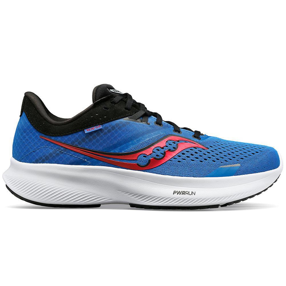 Men's Saucony Ride 16, Hydro/Black, 10.5 D Medium