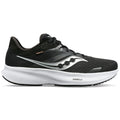Men's Saucony Ride 16, Black/White, 10 2E Wide