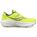 Men's Saucony Triumph 20, Citron/Black, 10 D Medium