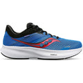 Men's Saucony Ride 16, Hydro/Black, 13 2E Wide
