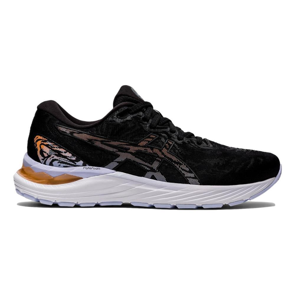 Women's Asics Gel-Cumulus 23, Black/Sun Peach, 7 B Medium