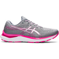 Women's Asics GEL-Cumulus 24, Sheet Rock/Pink Glo, 6.5 B Medium